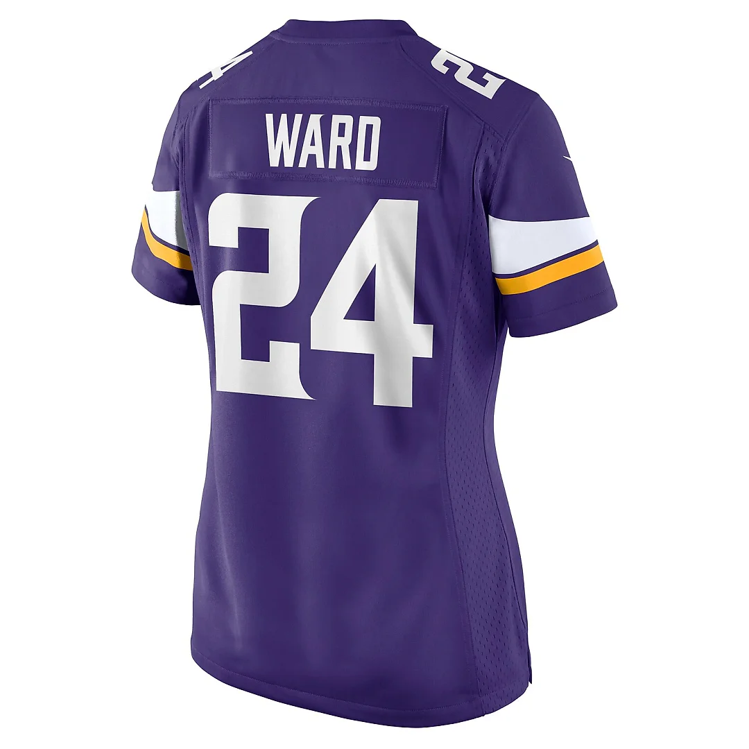 Zennovawear Jay Ward Minnesota Vikings Women's Team Game Jersey - Purple