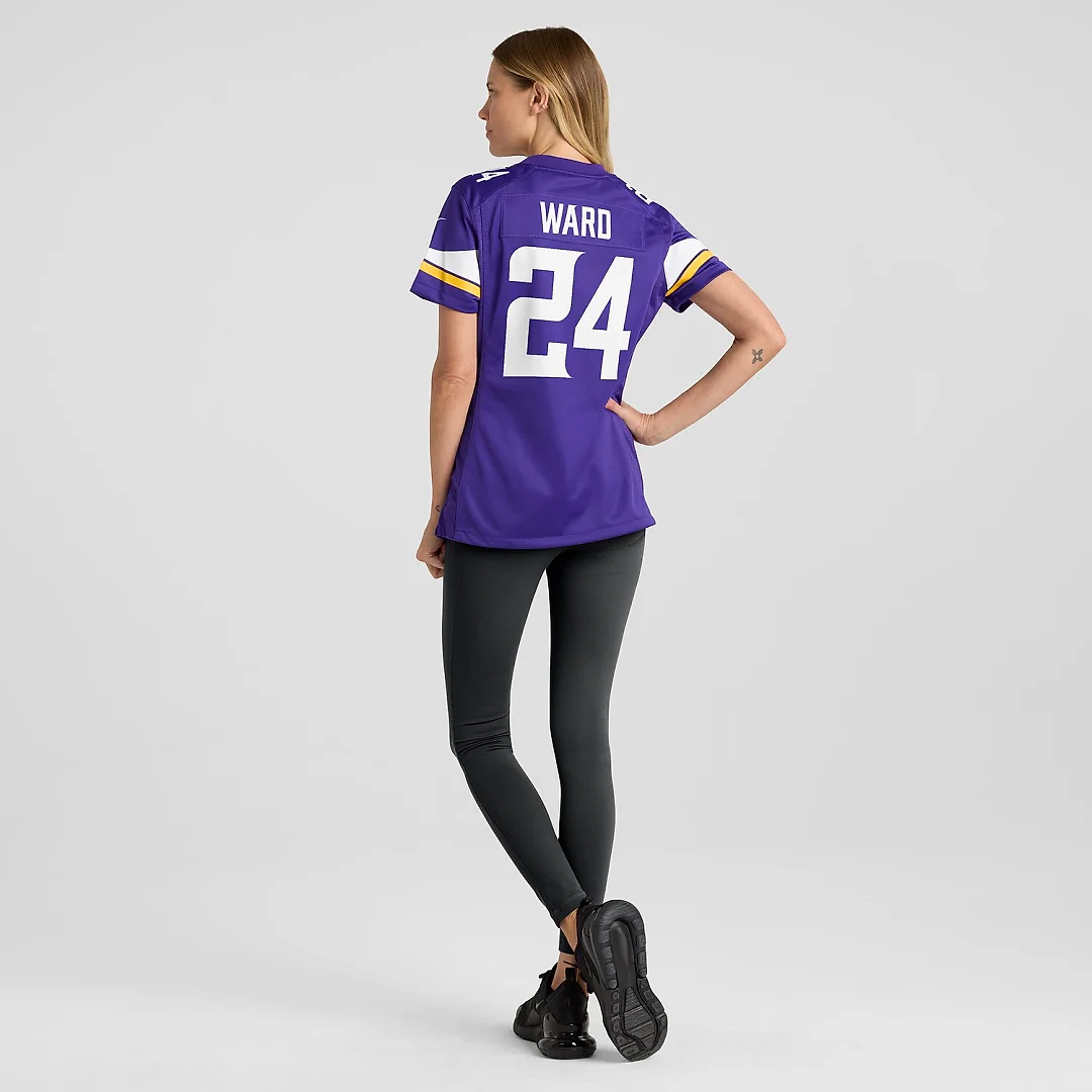 Zennovawear Jay Ward Minnesota Vikings Women's Team Game Jersey - Purple