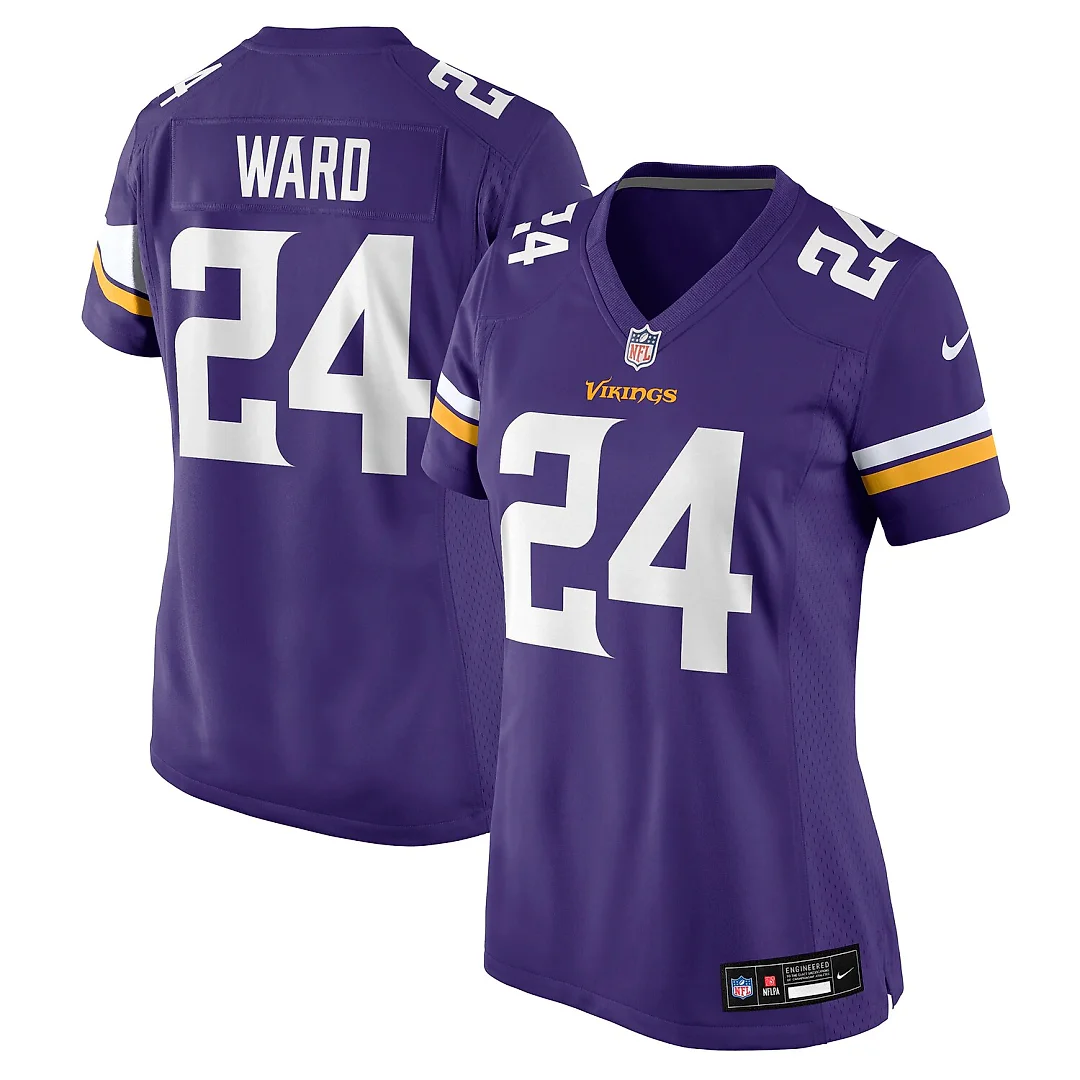 Zennovawear Jay Ward Minnesota Vikings Women's Team Game Jersey - Purple