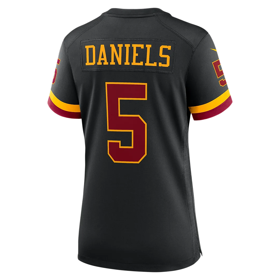 Zennovawear Jayden Daniels Washington Commanders Women's Hail Raiser Alternate Game Jersey - Black