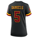Zennovawear Jayden Daniels Washington Commanders Women's Hail Raiser Alternate Game Jersey - Black