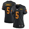 Zennovawear Jayden Daniels Washington Commanders Women's Alternate Game Player Jersey - Black