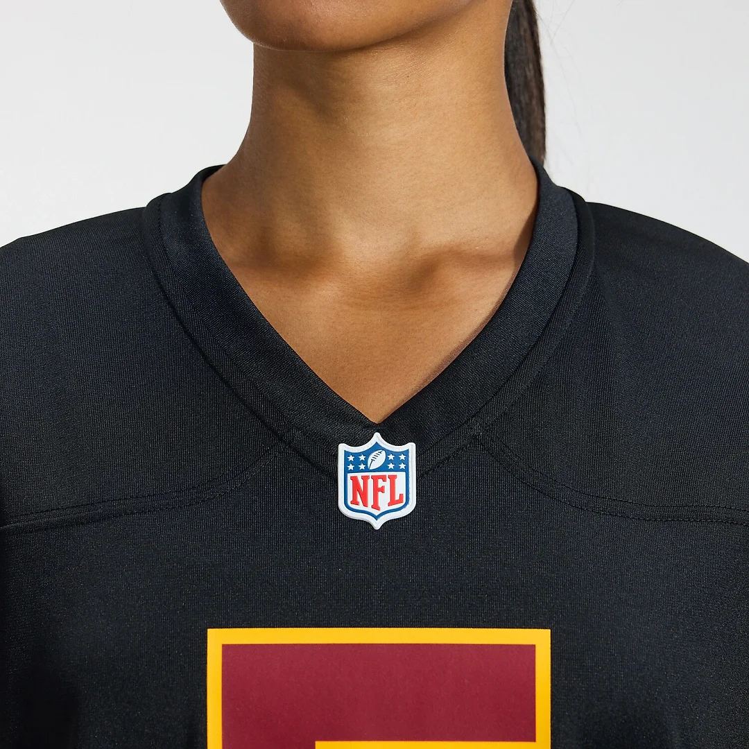 Zennovawear Jayden Daniels Washington Commanders Women's Hail Raiser Alternate Game Jersey - Black