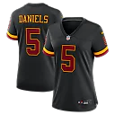Zennovawear Jayden Daniels Washington Commanders Women's Hail Raiser Alternate Game Jersey - Black