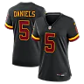 Zennovawear Jayden Daniels Washington Commanders Women's Hail Raiser Alternate Game Jersey - Black