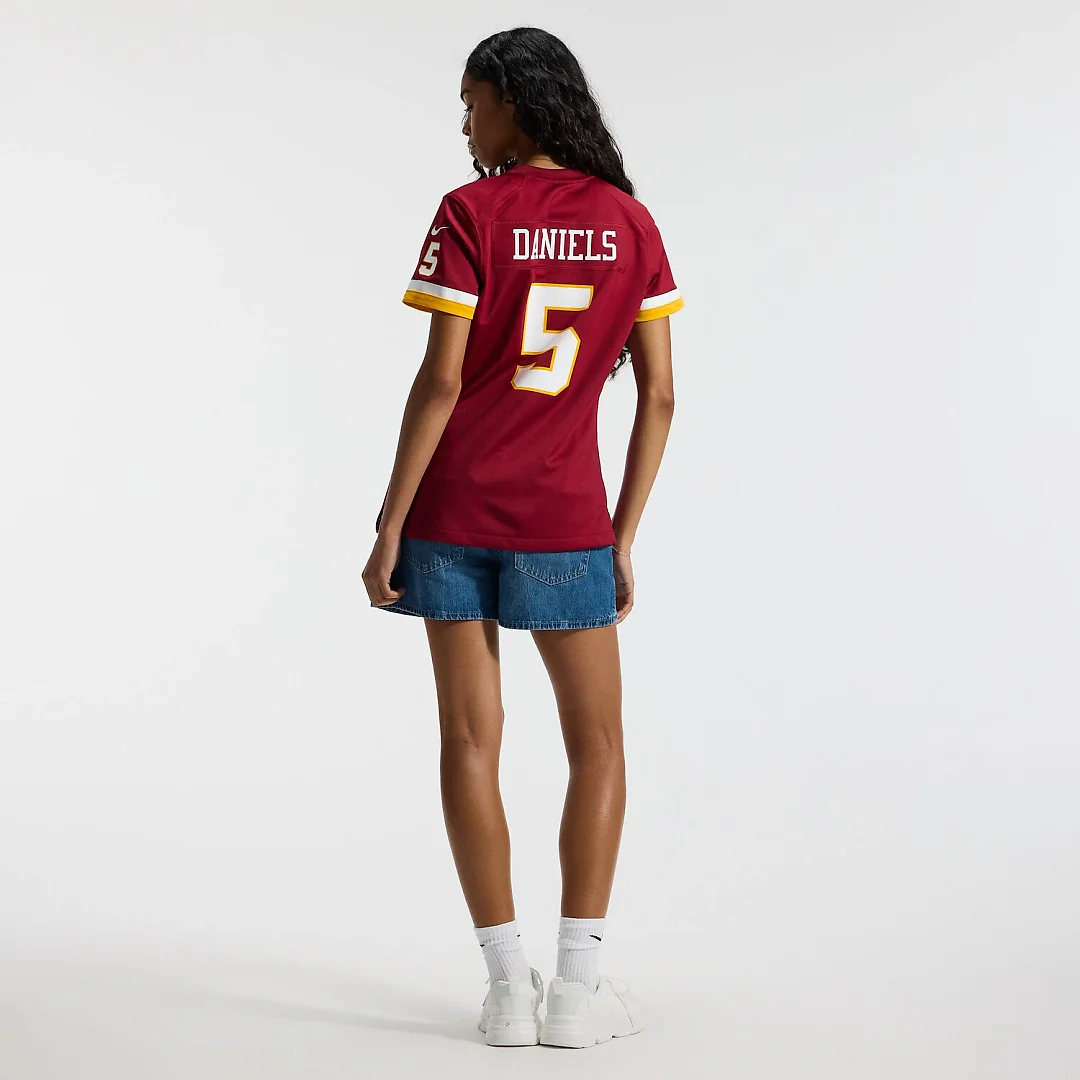 Zennovawear Jayden Daniels Washington Commanders Women's Game Jersey - Burgundy