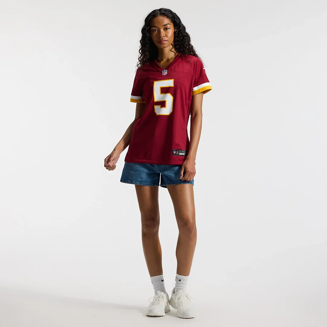 Zennovawear Jayden Daniels Washington Commanders Women's Game Jersey - Burgundy