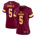 Zennovawear Jayden Daniels Washington Commanders Women's Player Game Jersey - Burgundy