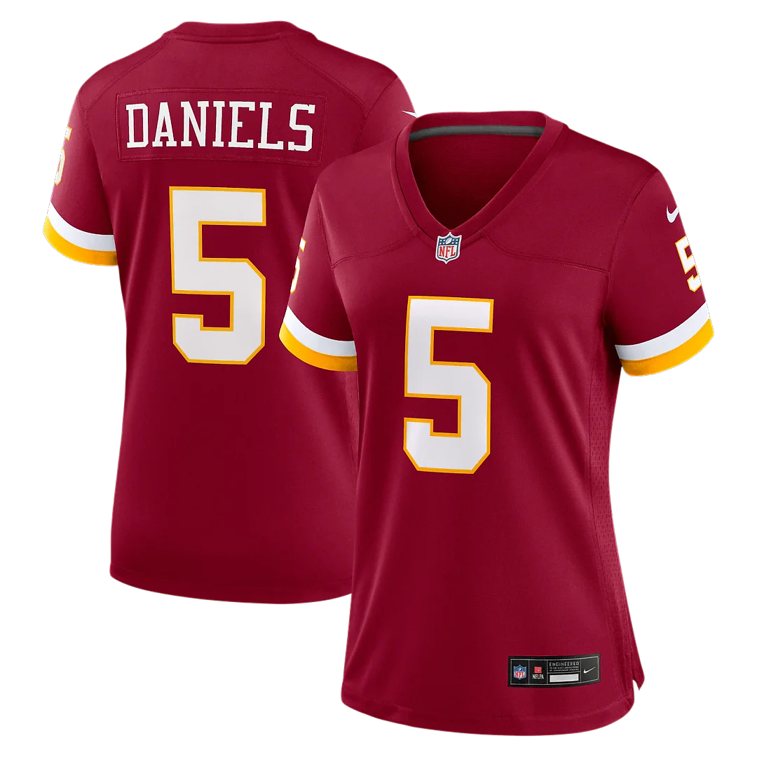 Zennovawear Jayden Daniels Washington Commanders Women's Game Jersey - Burgundy