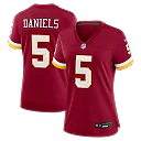 Zennovawear Jayden Daniels Washington Commanders Women's Game Jersey - Burgundy