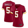 Zennovawear Jayden Daniels Washington Commanders Women's Game Jersey - Burgundy