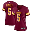 Zennovawear Jayden Daniels Washington Commanders Women's Player Game Jersey - Burgundy
