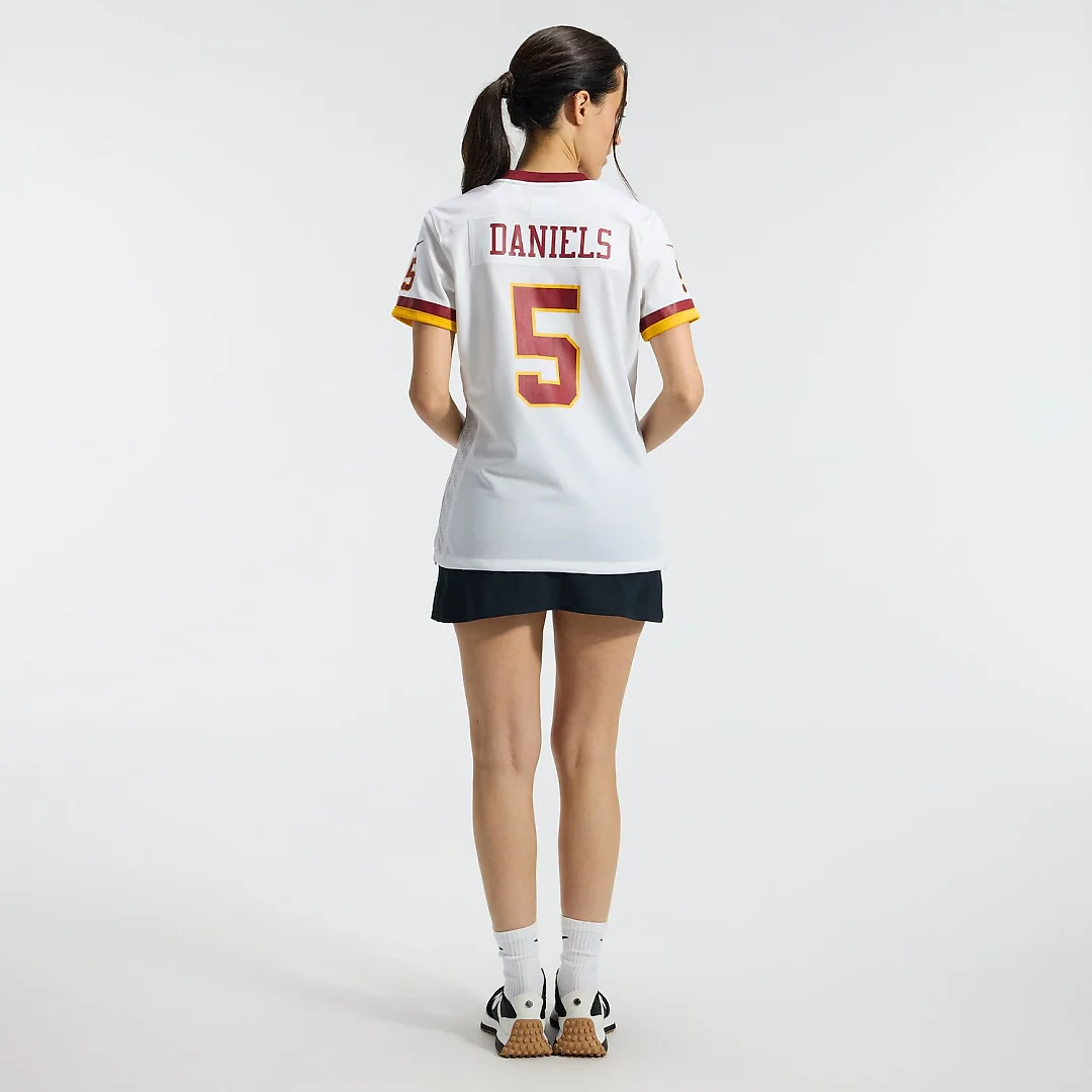 Zennovawear Jayden Daniels Washington Commanders Women's Game Super Bowl Era Jersey - White