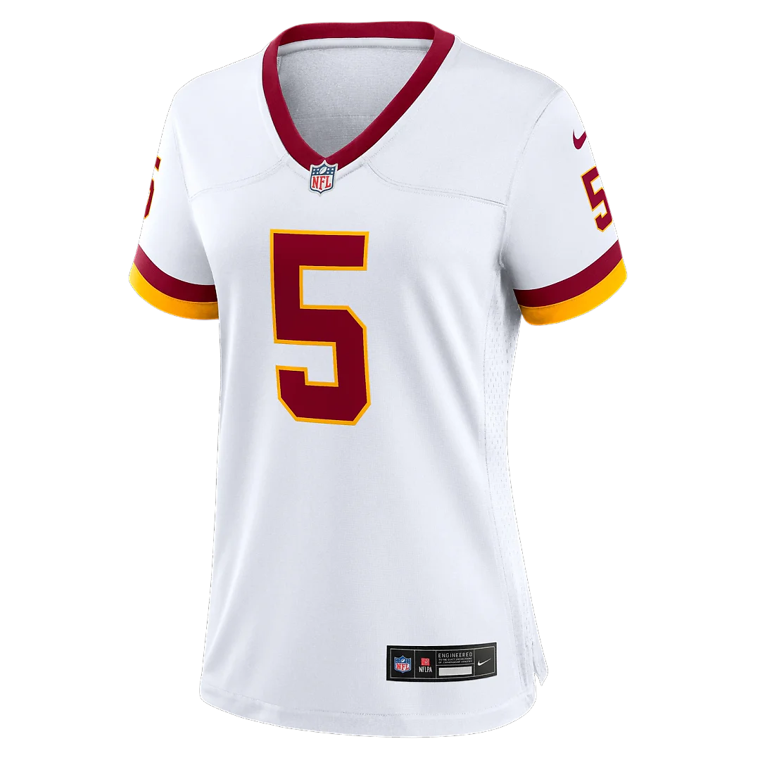Zennovawear Jayden Daniels Washington Commanders Women's Game Super Bowl Era Jersey - White
