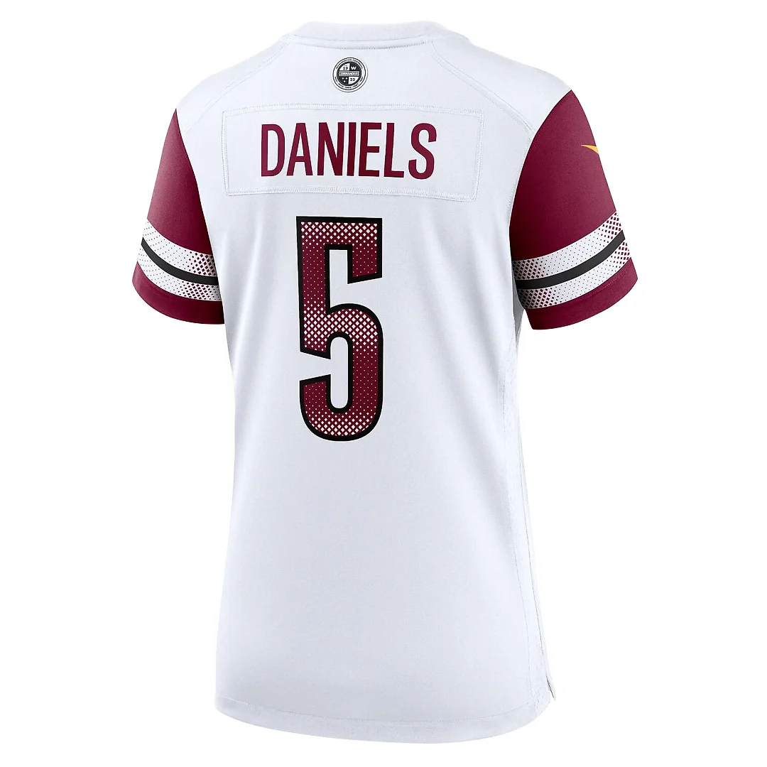 Zennovawear Jayden Daniels Washington Commanders Women's Game Jersey - White