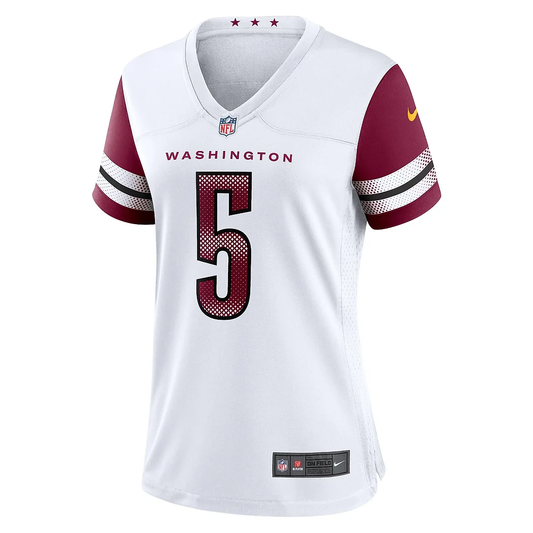 Zennovawear Jayden Daniels Washington Commanders Women's Game Jersey - White