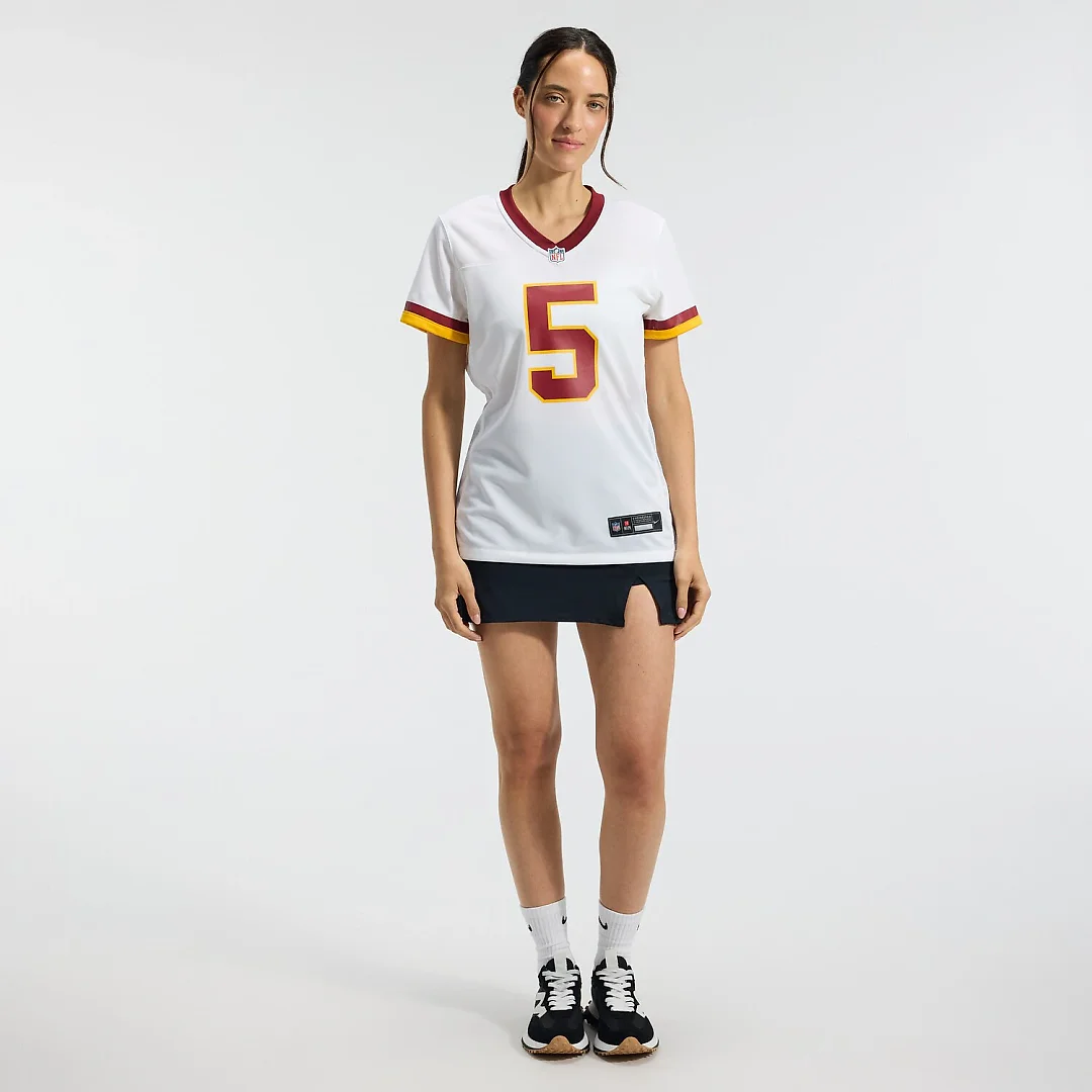 Zennovawear Jayden Daniels Washington Commanders Women's Game Super Bowl Era Jersey - White