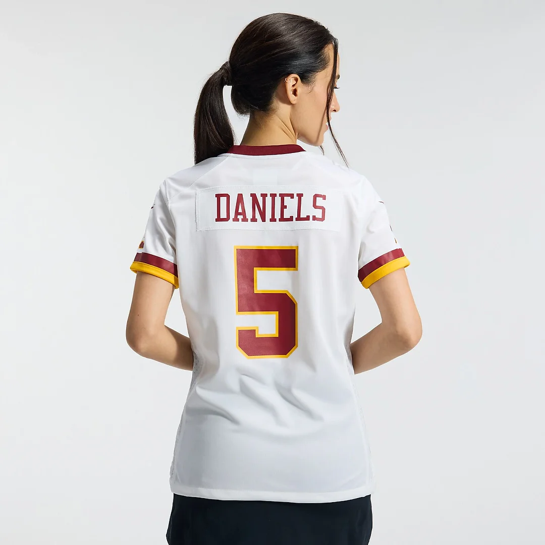 Zennovawear Jayden Daniels Washington Commanders Women's Game Super Bowl Era Jersey - White