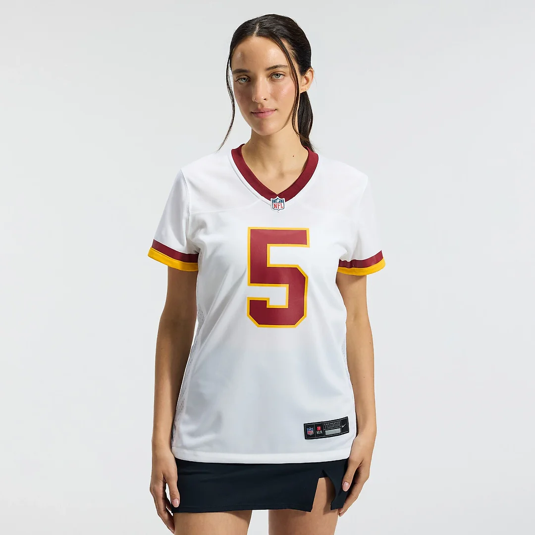 Zennovawear Jayden Daniels Washington Commanders Women's Game Super Bowl Era Jersey - White