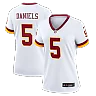 Zennovawear Jayden Daniels Washington Commanders Women's Game Super Bowl Era Jersey - White