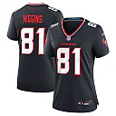 Zennovawear Jayden Higgins Houston Texans Women's Game Jersey - Navy