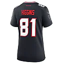 Zennovawear Jayden Higgins Houston Texans Women's Game Jersey - Navy