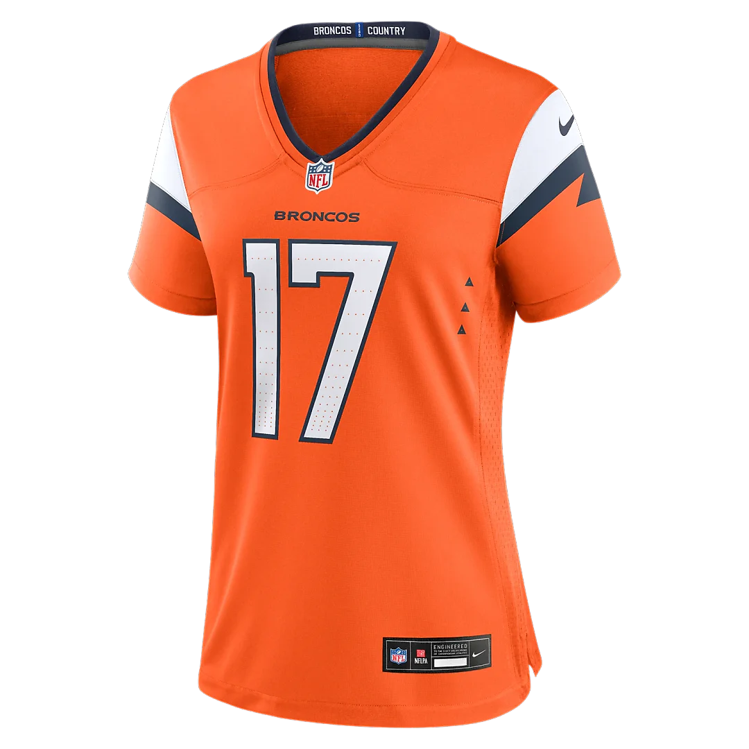 Zennovawear Jaylen Waddle Denver Broncos Women's Game Jersey - Orange