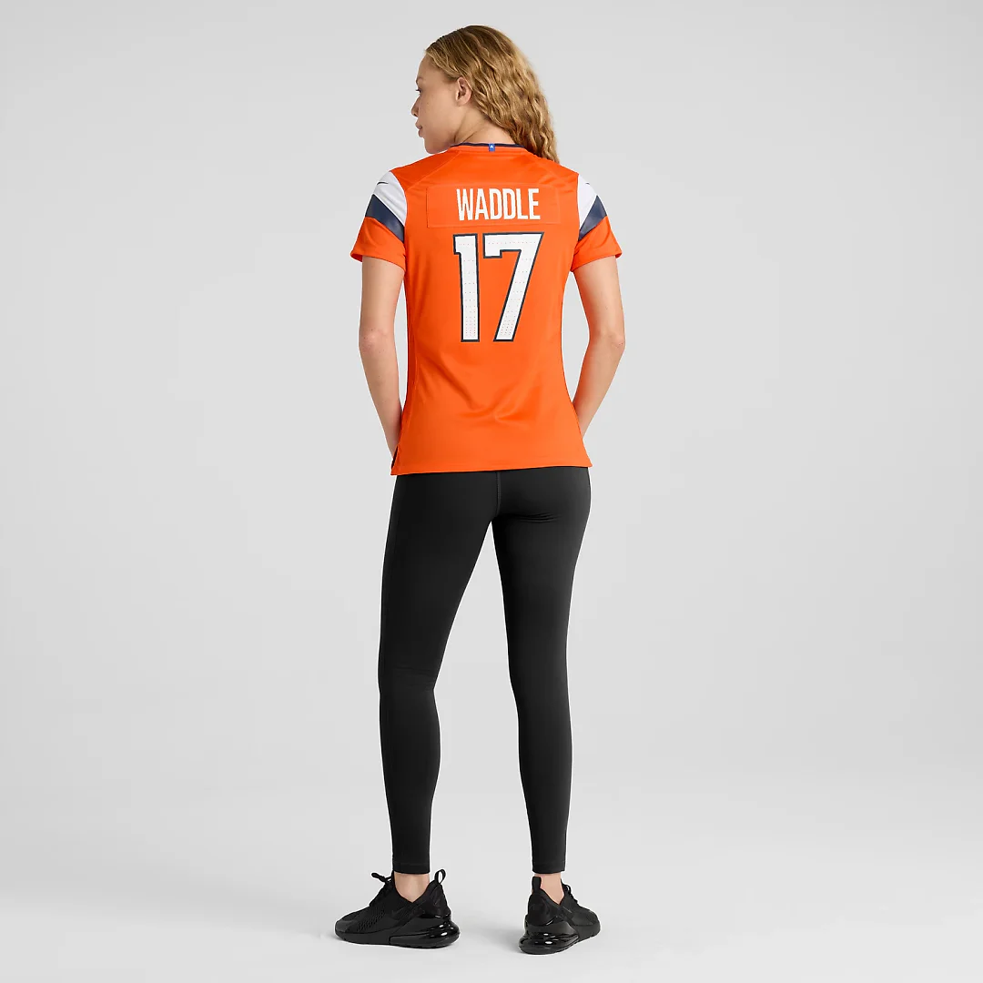 Zennovawear Jaylen Waddle Denver Broncos Women's Game Jersey - Orange