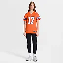 Zennovawear Jaylen Waddle Denver Broncos Women's Mile High Collection 1977 Throwback Game Jersey - Orange