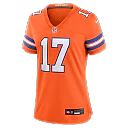 Zennovawear Jaylen Waddle Denver Broncos Women's Mile High Collection 1977 Throwback Game Jersey - Orange