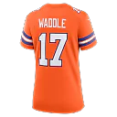 Zennovawear Jaylen Waddle Denver Broncos Women's Mile High Collection 1977 Throwback Game Jersey - Orange