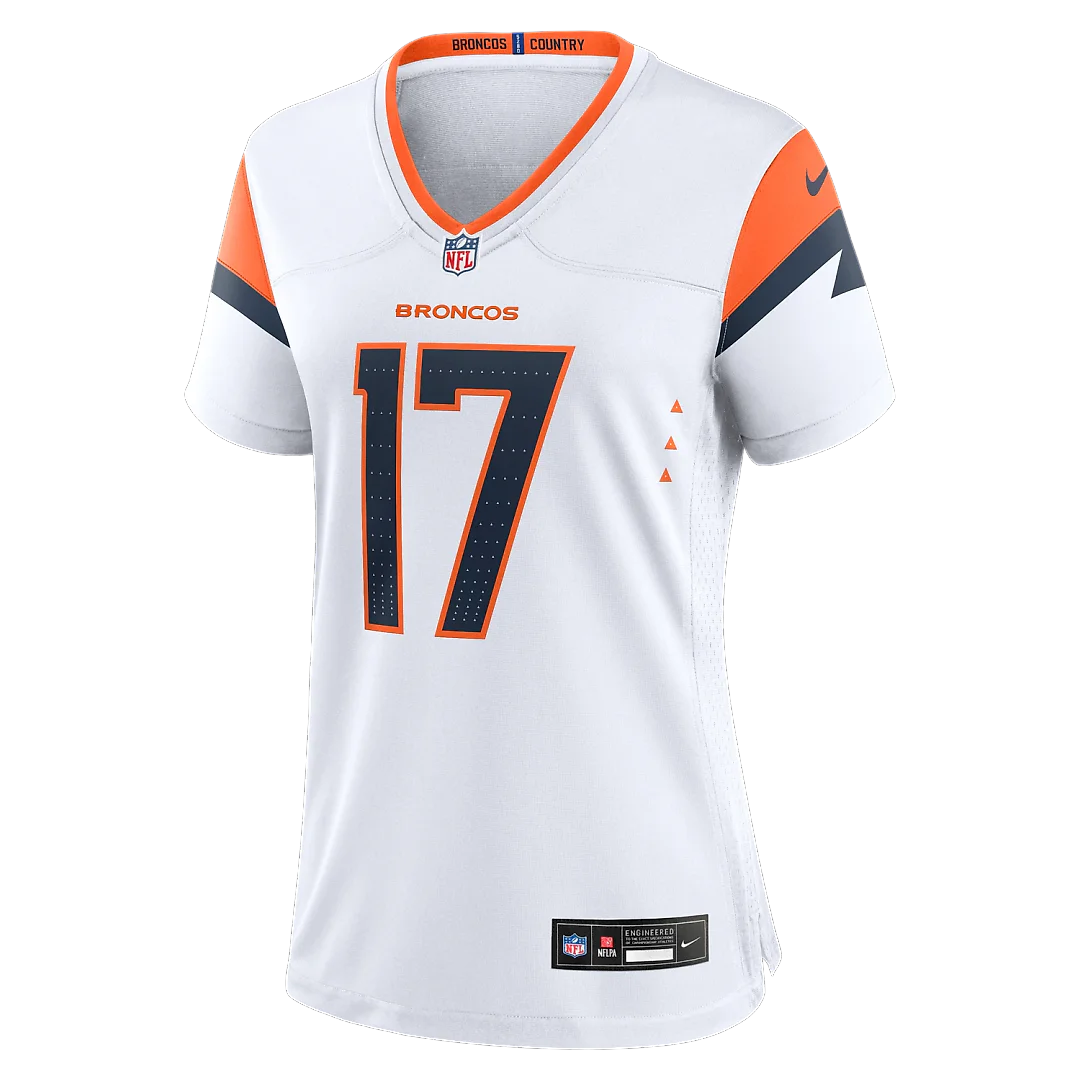 Zennovawear Jaylen Waddle Denver Broncos Women's Game Jersey - White