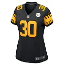 Zennovawear Jaylen Warren Pittsburgh Steelers Women's Alternate Game Jersey - Black