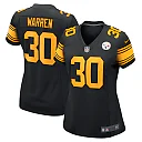 Zennovawear Jaylen Warren Pittsburgh Steelers Women's Alternate Game Jersey - Black