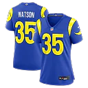 Zennovawear Jaylen Watson Los Angeles Rams Women's Team Game Jersey - Royal