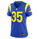 Zennovawear Jaylen Watson Los Angeles Rams Women's Team Game Jersey - Royal