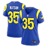 Zennovawear Jaylen Watson Los Angeles Rams Women's Team Game Jersey - Royal