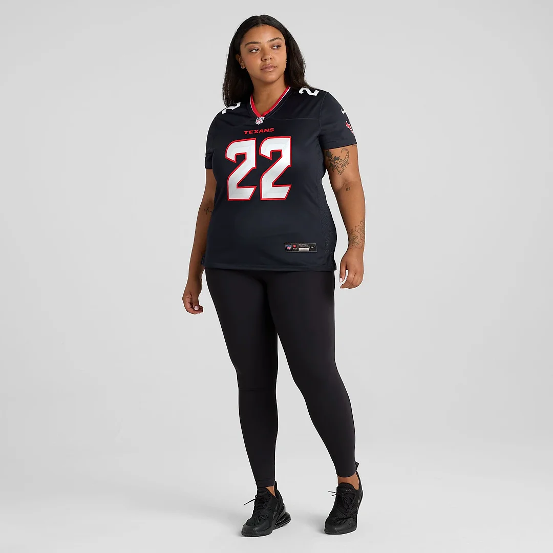 Zennovawear Jaylin Smith Houston Texans Women's Team Game Jersey - Navy