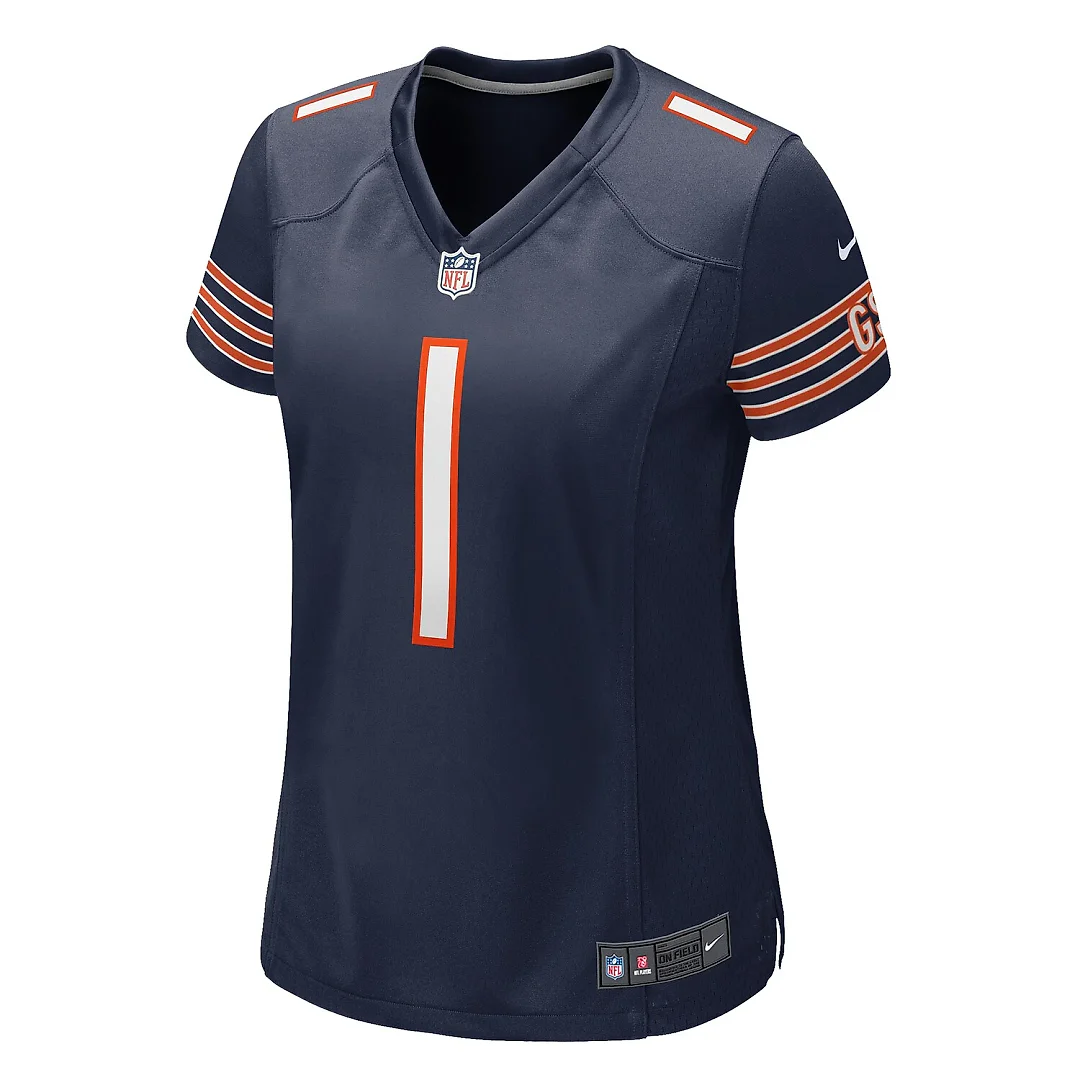 Zennovawear Jaylon Johnson Chicago Bears Women's Game Jersey - Navy