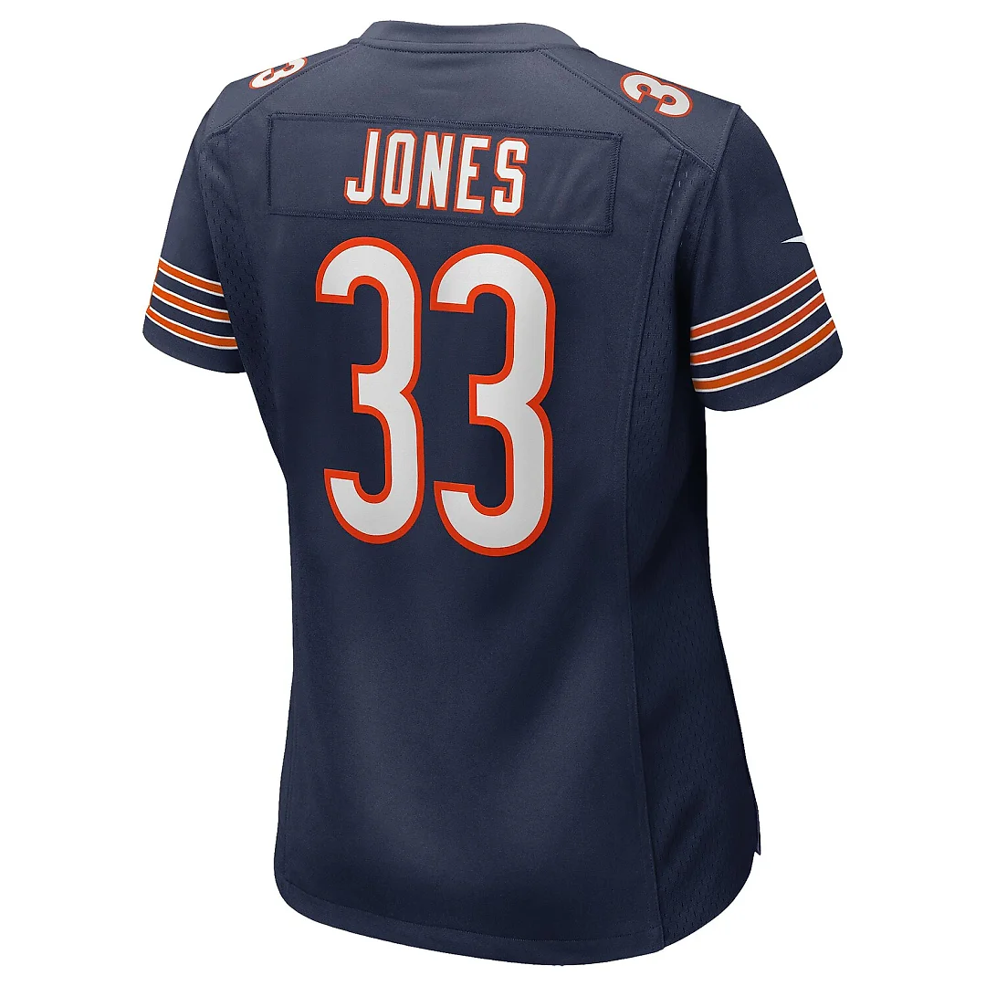 Zennovawear Jaylon Jones Chicago Bears Women's Team Game Jersey - Navy