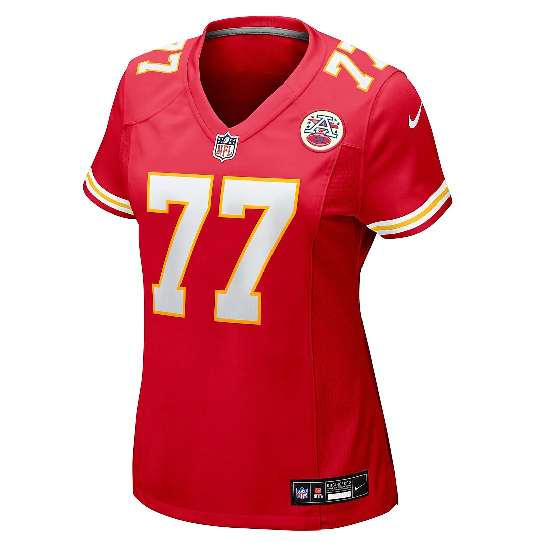 Zennovawear Jaylon Moore Kansas City Chiefs Women's Team Game Jersey - Red