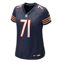 Zennovawear Jedrick Wills Jr. Chicago Bears Women's Team Game Jersey - Navy