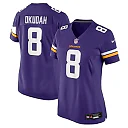 Zennovawear Jeff Okudah Minnesota Vikings Women's Team Game Jersey - Purple