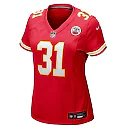 Zennovawear Jeffrey Bassa Kansas City Chiefs Women's Team Game Jersey - Red
