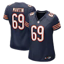 Zennovawear Jeremiah Martin Chicago Bears Women's Team Game Jersey - Navy