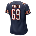 Zennovawear Jeremiah Martin Chicago Bears Women's Team Game Jersey - Navy