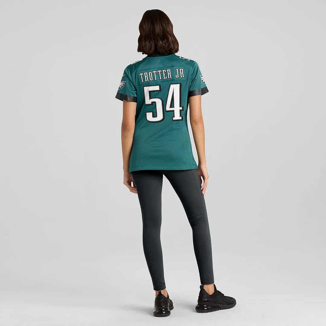 Zennovawear Jeremiah Trotter Jr. Philadelphia Eagles Women's Team Game Jersey - Midnight Green