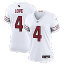 Zennovawear Jeremiyah Love Arizona Cardinals Women's Game Jersey - White