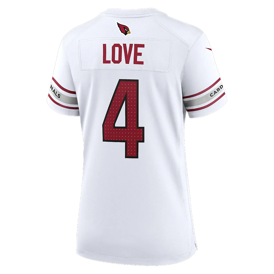 Zennovawear Jeremiyah Love Arizona Cardinals Women's Game Jersey - White