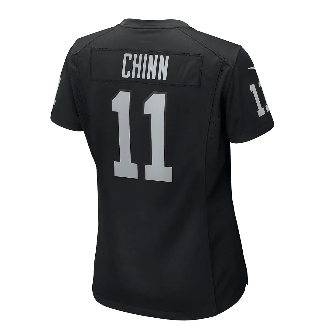 Zennovawear Jeremy Chinn Las Vegas Raiders Women's Team Game Jersey - Black